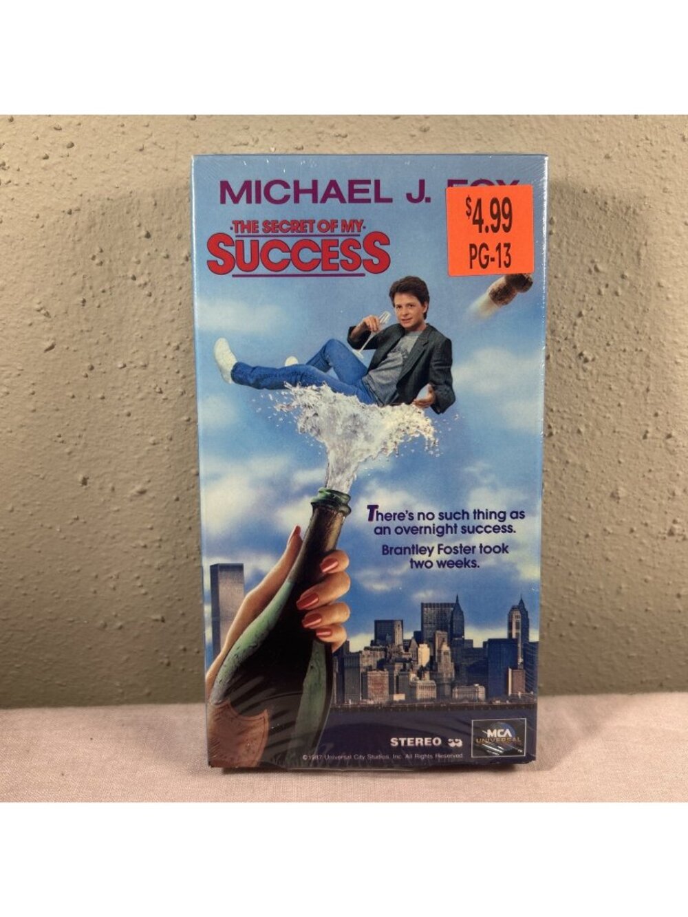 The Secret of My Success VHS  Michael J. Fox PG-13 1987